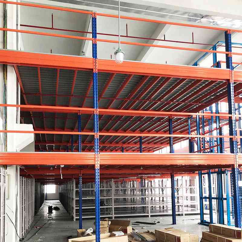 阁楼平台货架搭建二层仓库仓储库房工厂办公可拆卸免焊接隔层存储