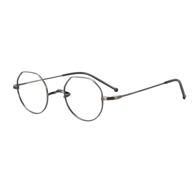 一山托纯钛超轻复古高度数眼镜框
