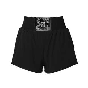 JSC轻野拳击短裤女夏防晒户外休闲防走光健身徒步速干白色运动裤