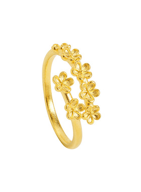 【破价福利】戒指女甜美轻奢小众不掉色转运脱单梅花运小花朵戒指