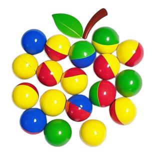 大颗粒滑道球积木球2.4cm通用小球圆球轨道滚珠弹珠滚球玩具配件