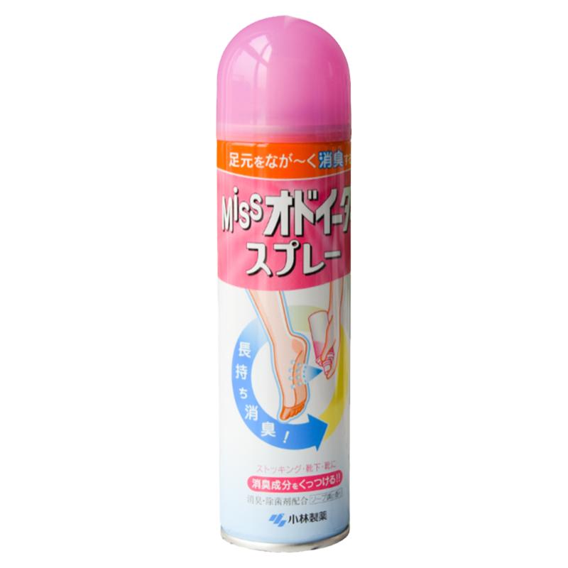 日本小林制药喷剂足部臭味汗味脚部舒爽喷雾消除异味