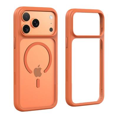 橙色磁吸款带相机按键适用苹果17手机壳新款iphone17套苹果17promax全包苹果16防摔苹果15pro硅胶14pro外壳13