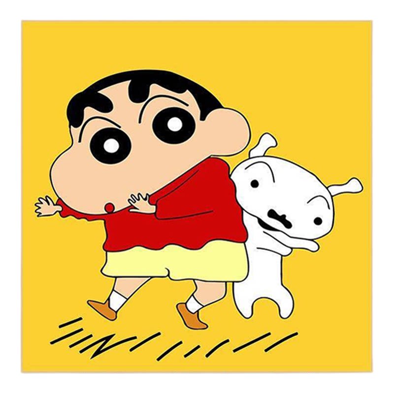 蜡笔小新数字油画定制数字油画儿童小尺寸油彩画小学生手工绘画画