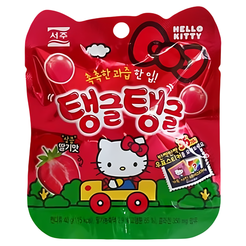 HELLOkitty联名韩国草莓果汁糖