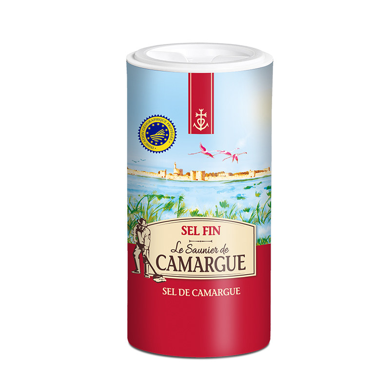 Camargue法国进口无碘日晒精制细海盐无添加食用饺馅调料炒菜250g