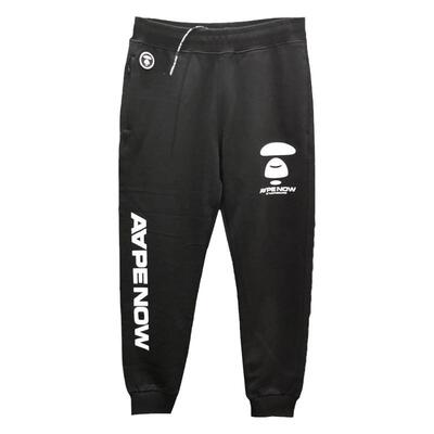 Aape猿人印花男女迷彩纯色卫裤