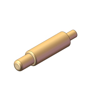 小米挂灯大电流弹簧铜顶针镀金导电探针伸缩针充电针pogopin触点