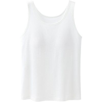 小薄荷凉感加长带杯背心内搭吊带