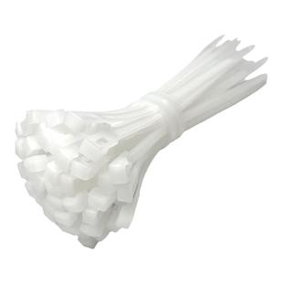 活扣尼龙扎带100条/包白色可重复使用方便拆卸大号紧固带