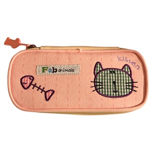 可爱猫咪文具盒高颜值ins风糖果撞色笔袋大容量文具袋奶呼呼冷门小众不撞款铅笔盒男女孩初中小学生用超火