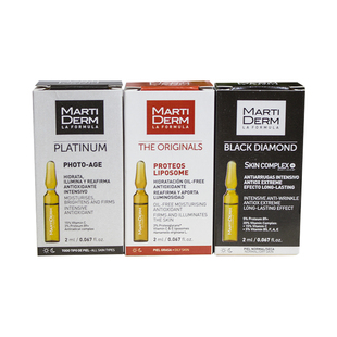 西班牙martiderm安瓶精华小样单支2ML试用装平衡光润臻活果酸光润