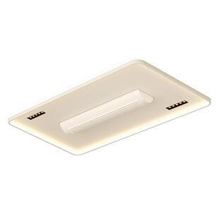 智能无叶风扇灯简约现代led客厅灯无主灯吸顶灯餐厅卧室中山灯具