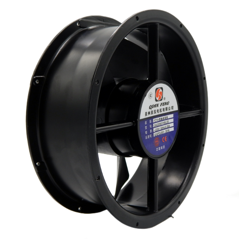 原装正品QA22090YHBL2D轴流风机220V铜线滚珠25489散热风扇254MM