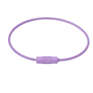 糖果色钥匙圈不锈钢钢丝圈烤漆彩色活扣DIY饰品圈马卡龙糖果色