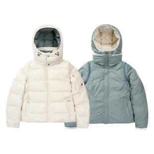 Alphastyle新品冬季双面穿羽绒外套鹅绒可拆卸一衣八穿保暖男女款