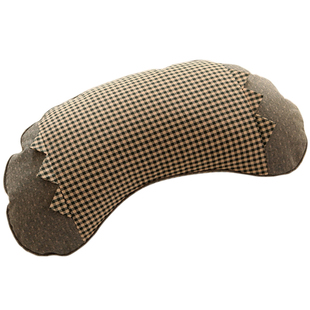 荞麦枕头u形月牙型决明子硬枕芯可拆洗韩式纯棉枕套助睡眠护颈枕