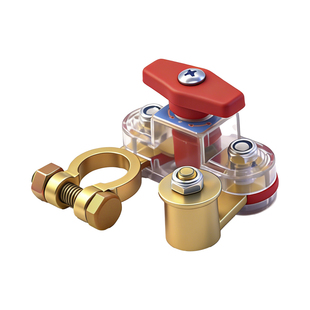 新款可旋转汽车电瓶断电开关小轿车用12V防漏电断电器24V纯铜加厚