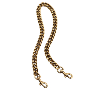 双GG复古粗链条 古银古金色铜包铝材质肩带腋下包包链子配件替换