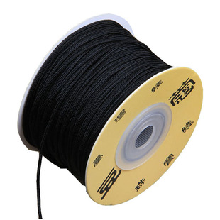 金三鱼牌手工编织绳编项链手链的黑绳子黑线黑色编织线玉线股线