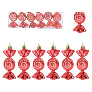 圣诞挂件圣诞节糖果拐杖礼盒花环圣诞树装饰道具喜庆婚庆元旦装饰