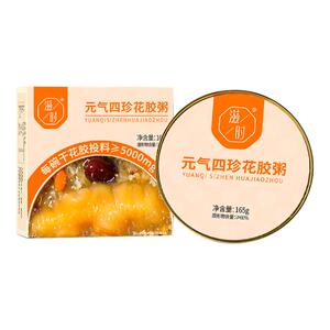 滋时元气四珍花胶粥孕产妇滋补营养品鲜炖即食鱼胶羹免煮12碗装