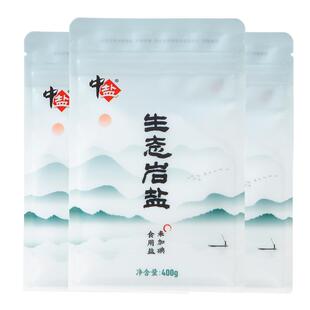 中盐未加碘生态岩盐无碘井矿盐零抗结剂不添加碘生态细盐内陆矿盐
