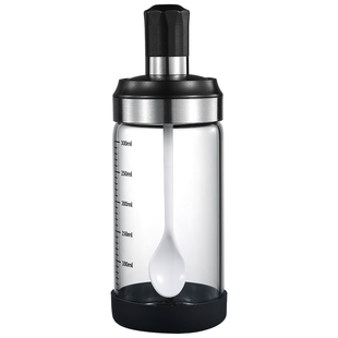 调味罐轻奢玻璃盐罐子家用盐味精调料盒厨房调料瓶密封防潮调料罐