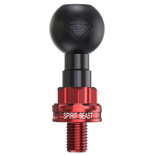 摩托车通用镜座球头改装适用川崎Ninja400拓展转换头手机支架底座