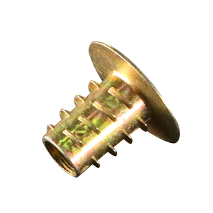 8*18大介螺母软床沙发连接配件彩锌白锌不锈钢镍锌合金内外牙罗姆