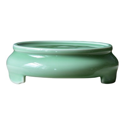 涵青堂龙泉青瓷花瓶底座