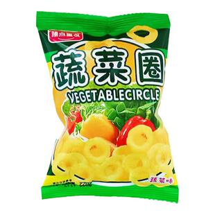 臻点童友休闲零食蔬菜圈香蕉酥鸡味卷散装膨化混合装开袋即食包邮