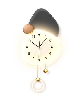 石来运转进口环保钟表灯画