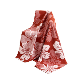 上海故事绵羊毛提花午睡客厅沙发盖毯子多功能披肩毛毯送长辈礼盒