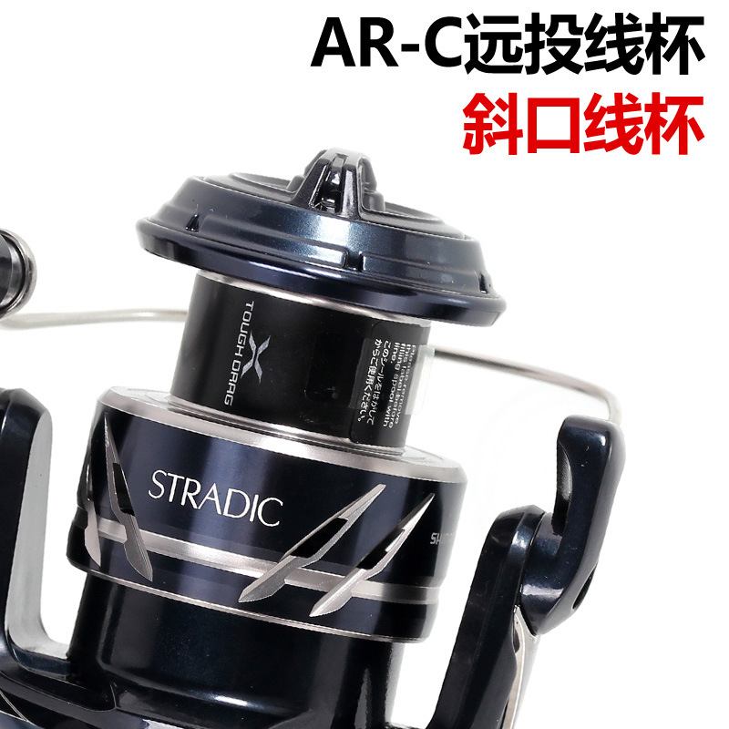 SHIMANO渔线轮24款STRADIC SW远投纺车轮波爬铁板海水轮船钓鱼轮