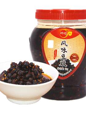 湖南特产农家风味豆豉自制辣椒酱
