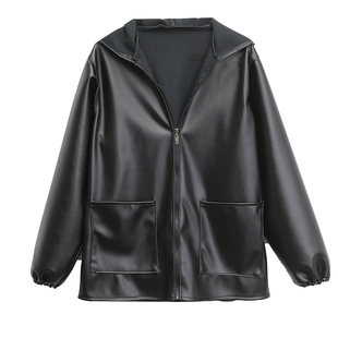 男士皮衣皮裤套装防油防水机车摩托车防风保暖屠宰水产劳保工作服