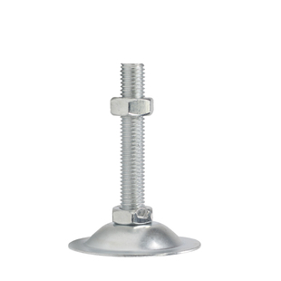 平底螺栓脚杯m20可调节支架镀锌地脚螺丝支撑脚杯 固定地脚m8