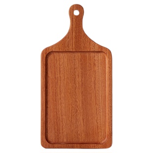 乌檀木牛排板木制餐盘披萨盘西餐盘面包板寿司家用牛排盘牛排砧板