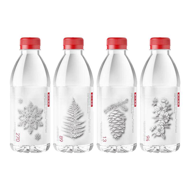 农夫山泉长白山天然矿泉水380ml*15瓶一整箱办公小瓶装天然矿泉水