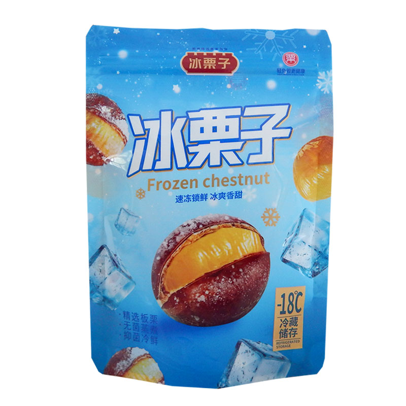冰栗子包装袋冰板栗食品封口袋