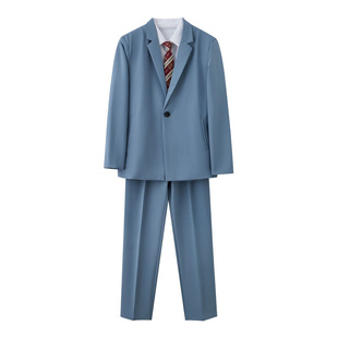 春秋季休闲西服套装男订婚衣服正装高级感痞帅结婚小西装外套