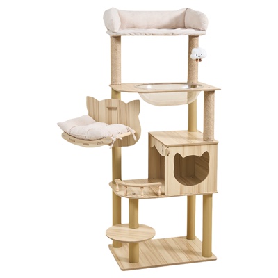 2026木质太空舱猫爬架不占地