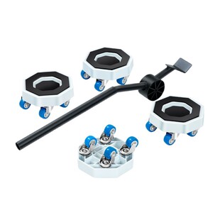 搬重物搬家神器移动滑轮万向轮移动底座运家具床冰箱洗衣机移位器