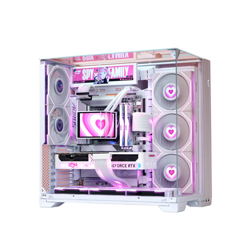 联力包豪斯vision白色海景房电脑主机9800X3D/270K杭州上门装机