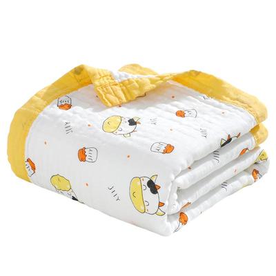 婴儿浴巾纯棉纱布新生盖毯