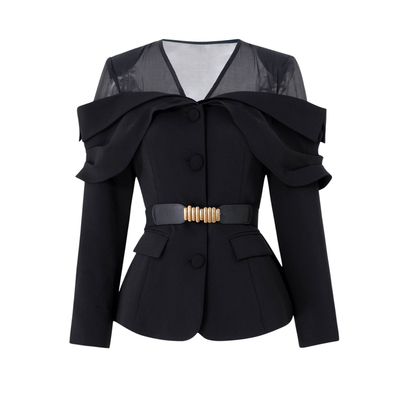 MD千亿【巴黎新贵】2026春夏时尚休闲气质通勤优雅长袖上衣