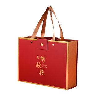 阿胶糕空盒礼盒子手提膏礼品盒定制小批量高档纸盒年货阿胶包装盒