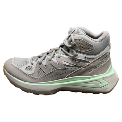 萨洛蒙男款中帮防水减震徒步鞋