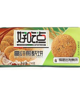 达利园好吃点高纤粗粮饼110g煎麸饼休闲食品代餐麦麸消化饼